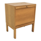 Scandinavian "tambour" chest of drawers in oak, Sweden, 1960