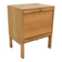 Scandinavian "tambour" chest of drawers in oak, Sweden, 1960