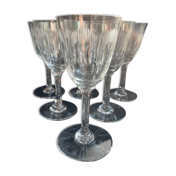 6 verres à porto Baccarat service Molière