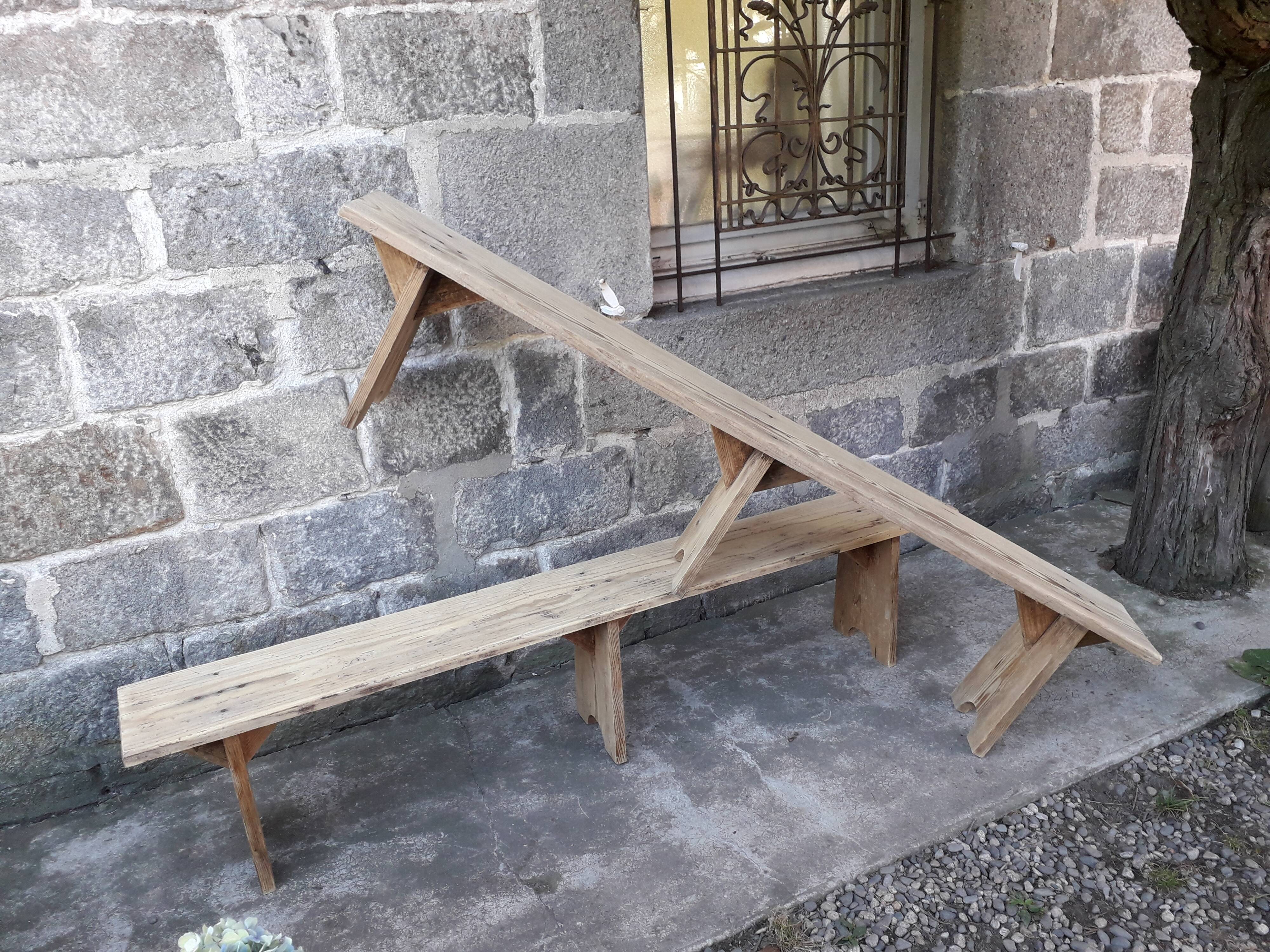 Pair of benches to farm 200 cm