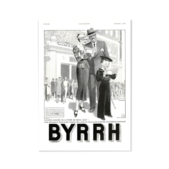 Affiche vintage années 30 BYRRH