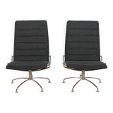 Mid Century SAS Copenhagen Airport Lounge Chairs by Jens Ammunsen for Fritz