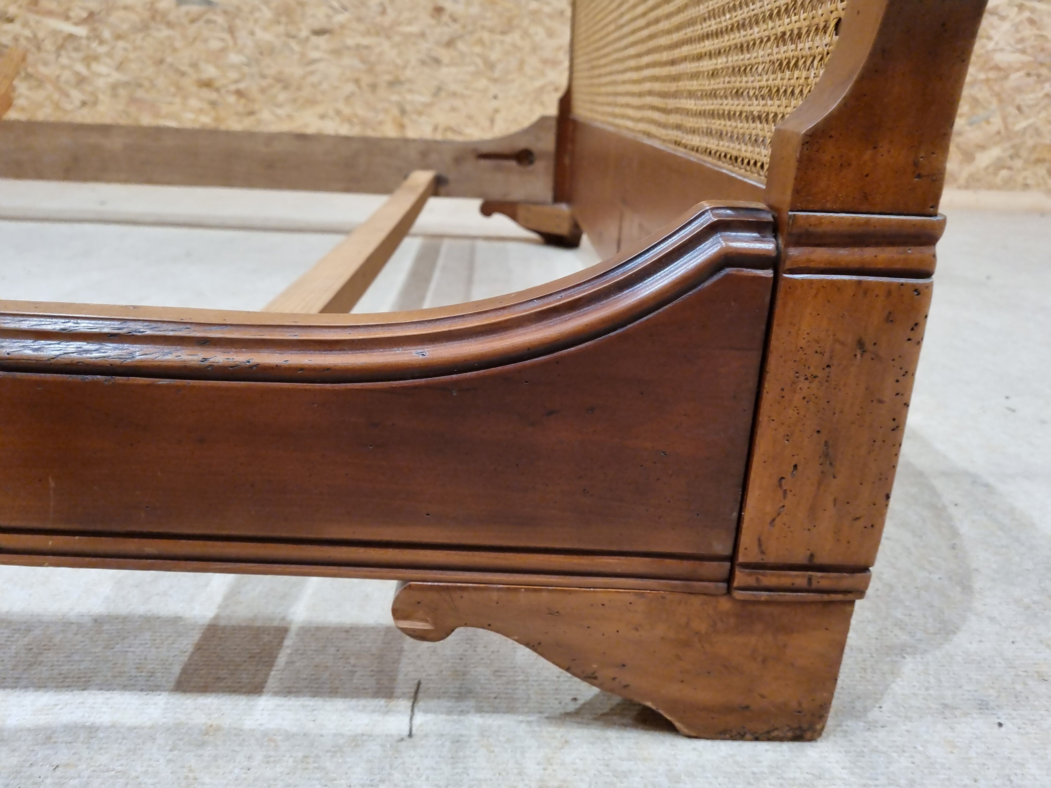 Old cane bed 70s 80s