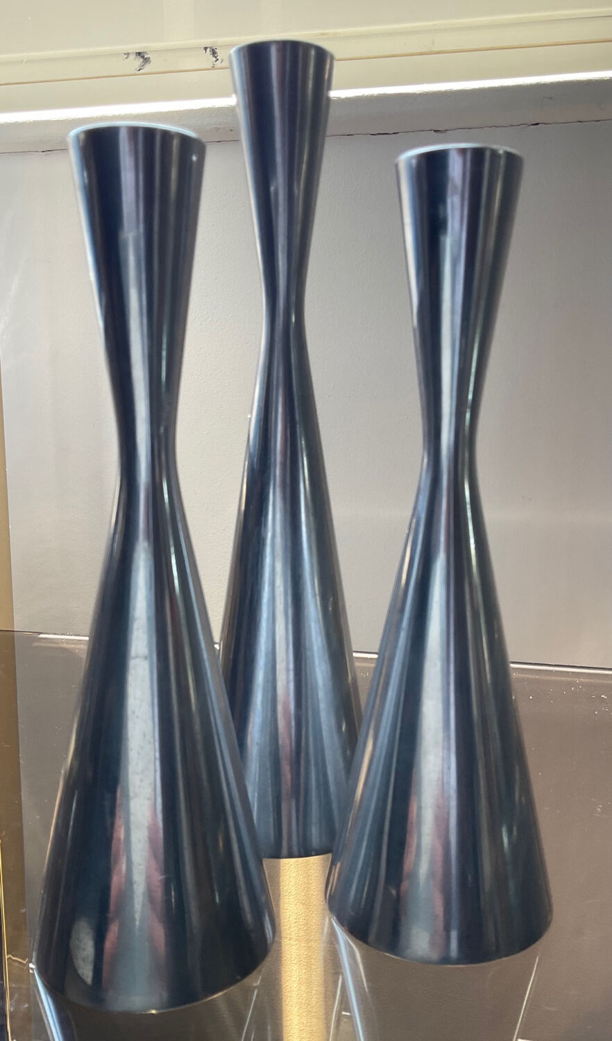 Trio of Diabolo candle holders by Érika Pekkari for Ikea