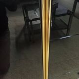 Black lacquered and brass design 70/80