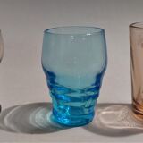 Vintage shooter shot glasses series of six assorted colors