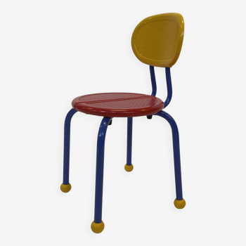 Knut & Marianne Hagberg - Ikea - Children's chair Design Memphis style