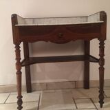 Dressing table with marble