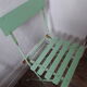 Table et chaises de jardin vintages