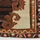 6x12 Handmade Wool Kilim Area Rug, 185x365Cm