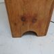 Antique pine filing cabinet with drawers