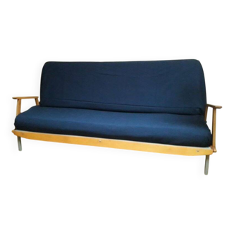 Canapé convertible scandinave 3 places banquette clic-clac