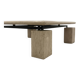 Sculptural coffee table in travertine - Attributed to Piero De Longhi, It