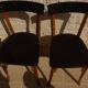 2 chaises Lutherma et 2 chaises Bauman de style en bois