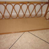 Shelf in rattan of the years 60