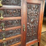 Victorian-era carved buffet