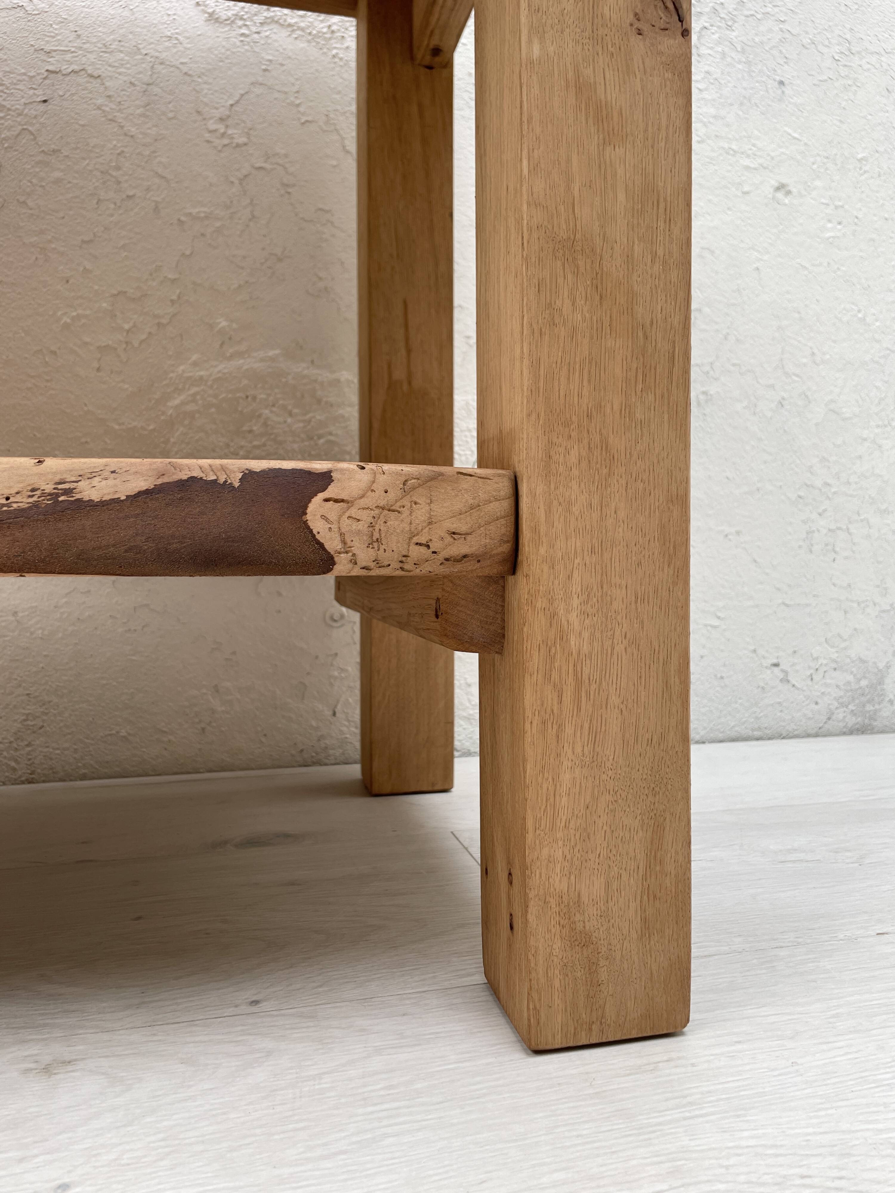 Solid wood workbench