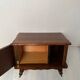 Table de chevet en bois sculptée vintage