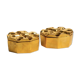 Pair of brass ashtrays by Holger Bäckström & Bo Ljungberg 70's
