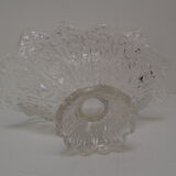 Vintage Crystal Glass Bowl,Glasswork Novy Bor,1950's.