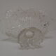 Vintage Crystal Glass Bowl,Glasswork Novy Bor,1950's.
