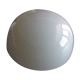 Ceiling light in opaline White half moon / 60 - 70s vintage