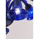 Contemporary Pop Blue-Ocean Murano Style Glass Chandelier 8 Arms