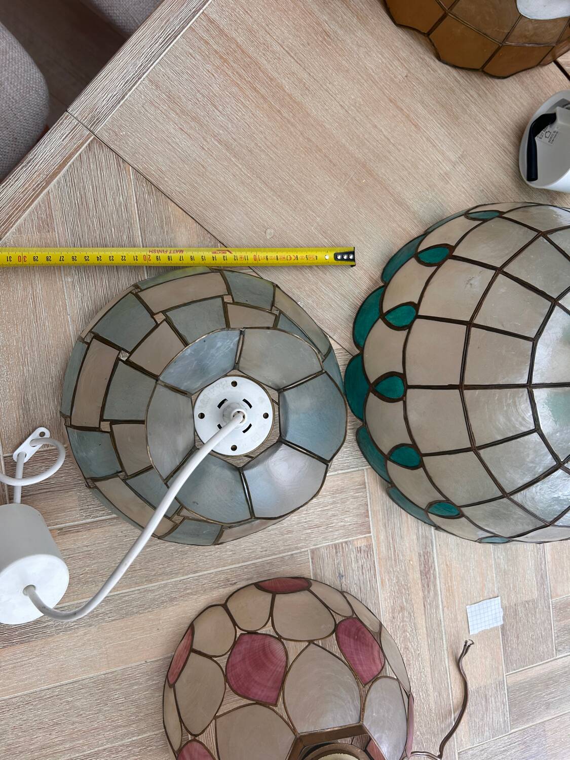 Mother-of-pearl pendant "Illusion"