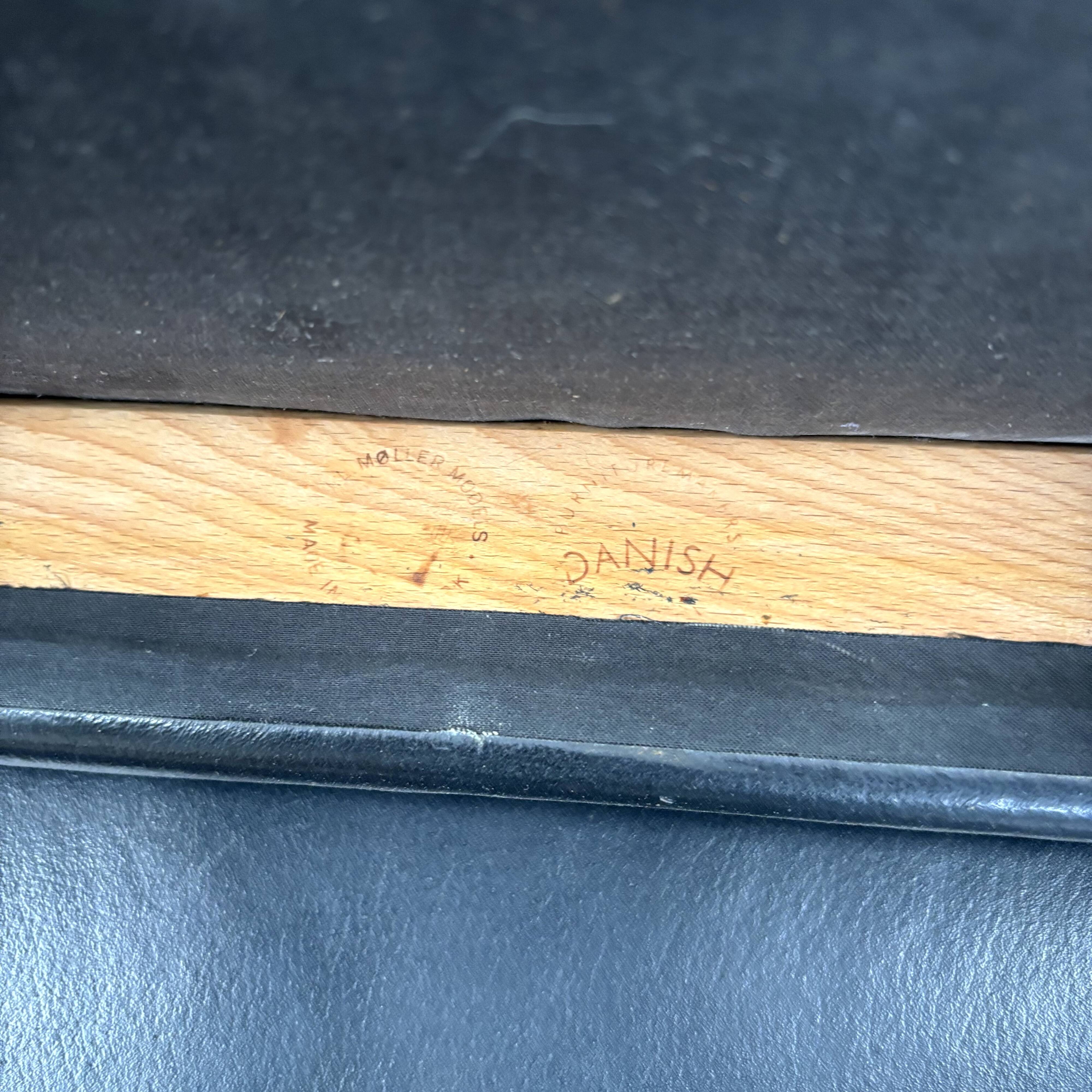 4 chaises de salle à manger Møller 77, Danemark, années 1960