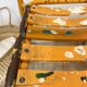 Pair of vintage bistro chairs "Street Art"
