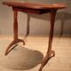 Kidney-shaped side table