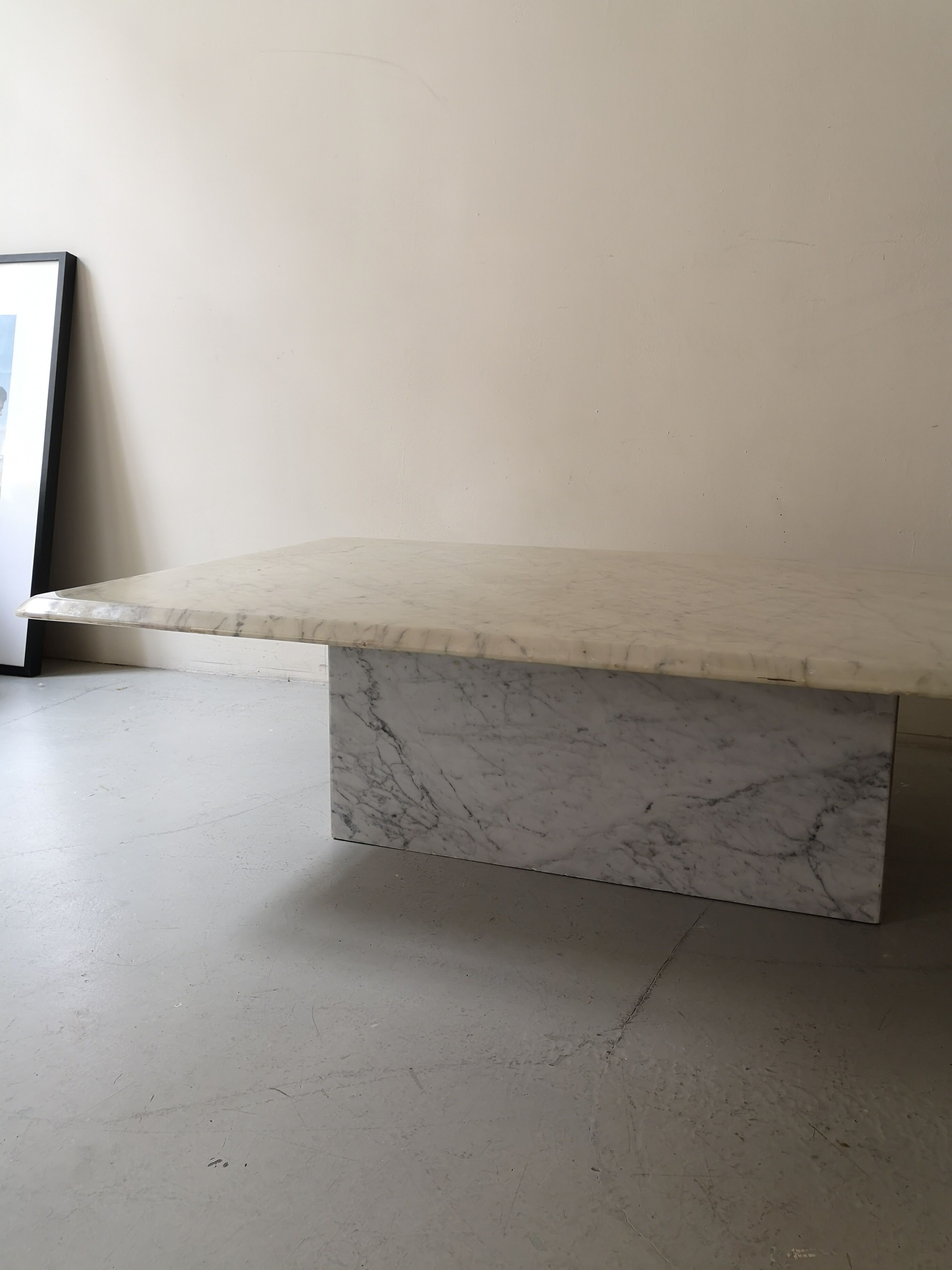 Marble coffee table, italy 1970
