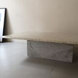 Marble coffee table, italy 1970
