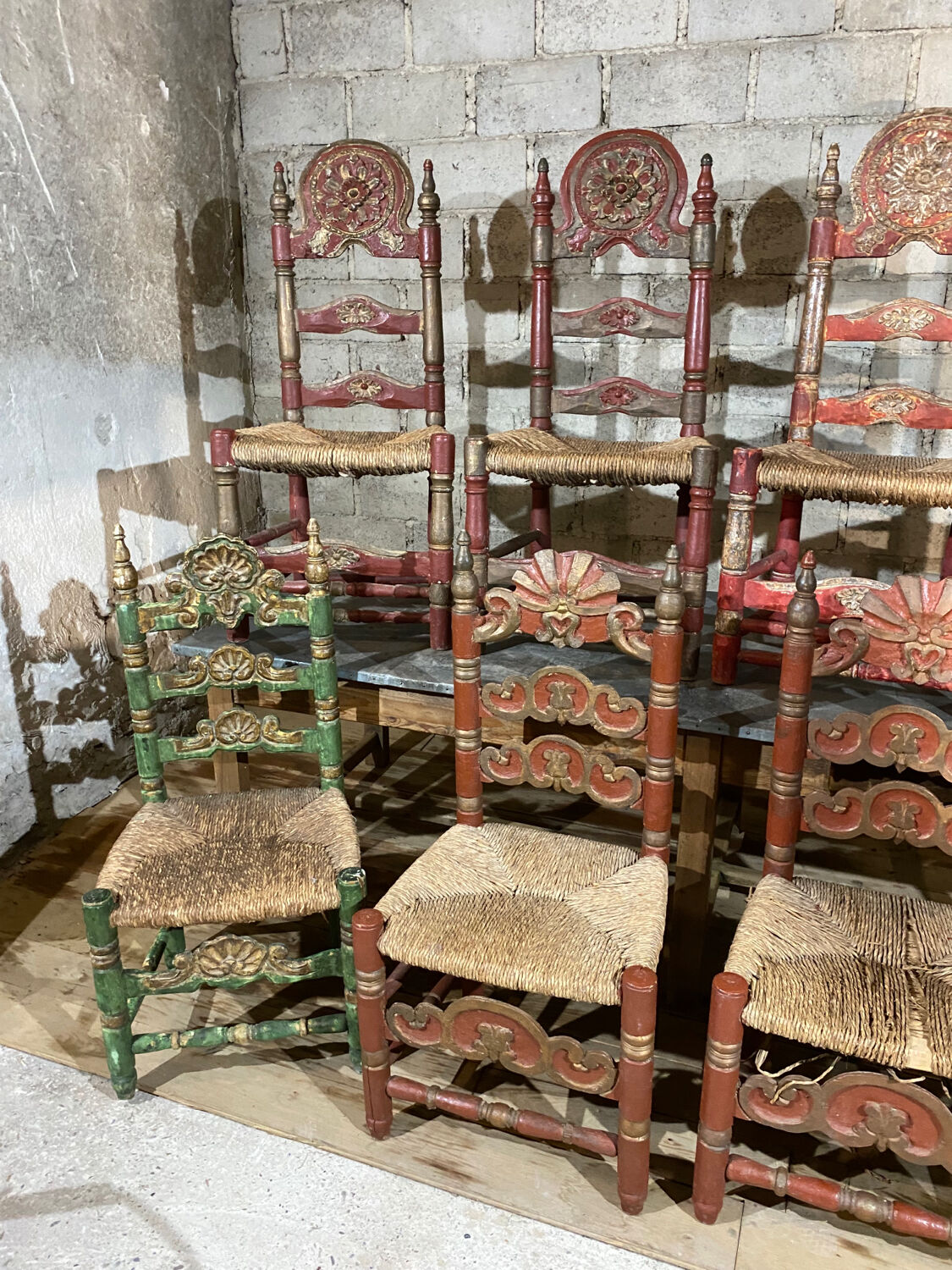Spanish Chairs "Mallorcans" 19th century