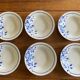 Hollow plates ceranord saint amand blue flower