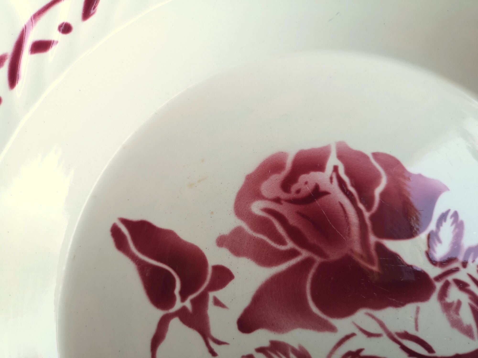 Digoin Sarreguemines plate