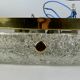 60s 70s Ceiling Light Lamp Plafoniere Flush Mount Ice Glass Hillebrand