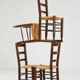 Straw chair circa 60