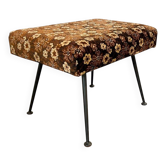 Vintage floral pouf / folding stool / small ladder