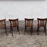 Series of 4 bistro chairs