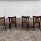 Série de 4 chaises bistrot
