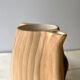 Vintage Grandjean Jourdan Vallauris faux wood coffee maker + sugar bowl