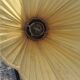 Vintage floor lamp from the 50s in metal and brass 4 flexible lights with tripod base