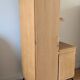 Renovated vintage 1950s oak boarding school wardrobe