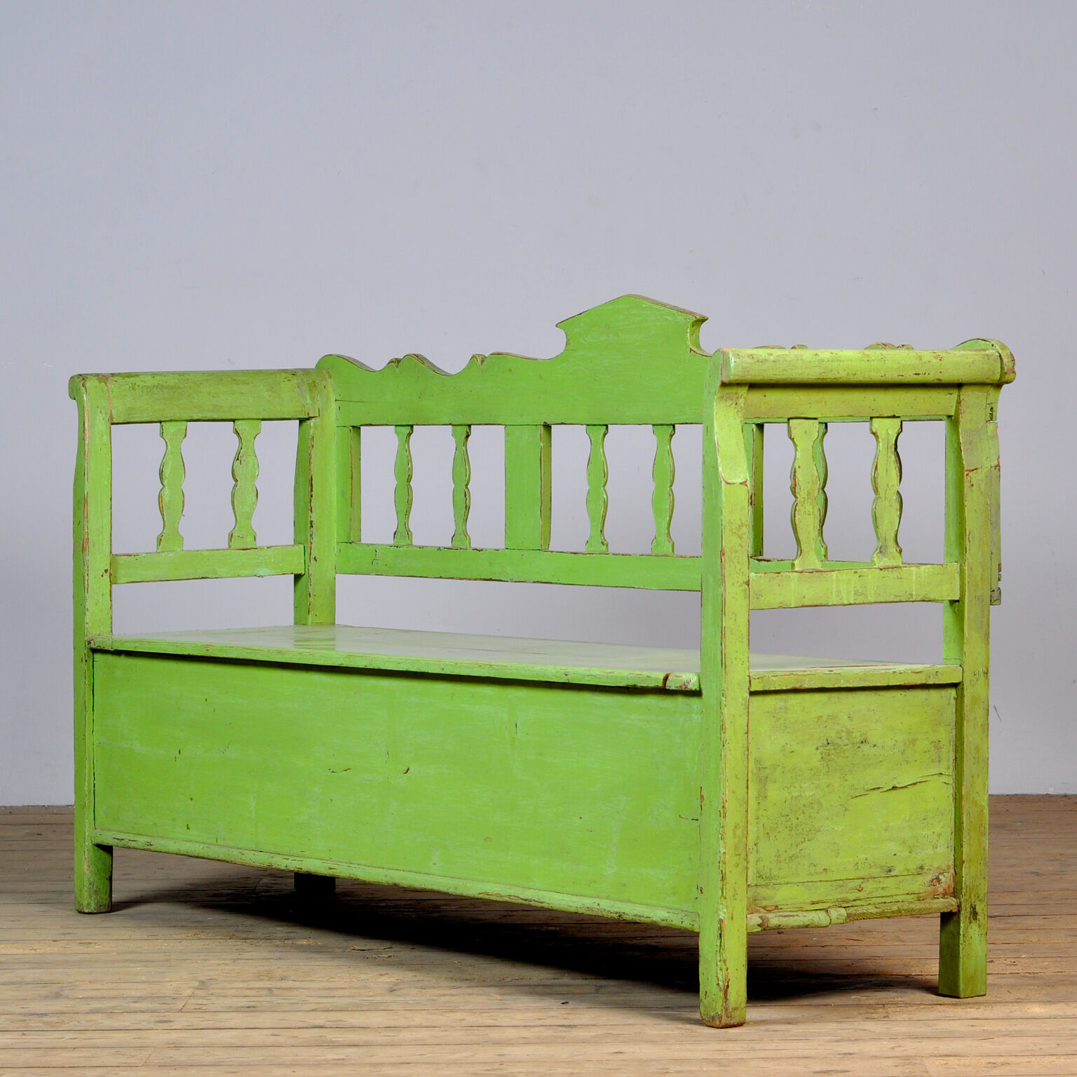 Antique Pine Bench, 1930s