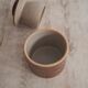 Water butter dish in stoneware