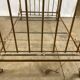 Vintage gold metal bed frame