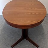 Baumann extendable oval table, 70s-80s