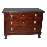 Commode Retour d'Egypte En Acajou Début XIX