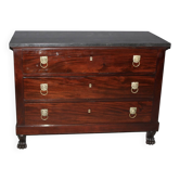 Return from Egypt Mahogany Chest of Drawers, Early 19th Century